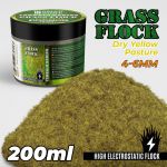 Green Stuff World 11154 - Static Grass Flock 4-6mm - DRY YELLOW PASTURE