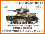IBG 35074L - 7TP Polish Tank - Single Turret LIMITED EDITION 1/35