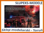 ICM 35902 - Chernobyl Fire Fighters (AC-40-137A firetruck, 4 figures, diorama base with base - 1/35