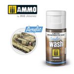 A.Mig-0707 - Acrylic Wash Brown Wash for Sand (15ml)