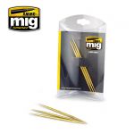 A.Mig-8026 - Brass Toothpicks - Wykałaczki mosiężne (3szt.)