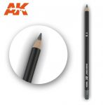 AK-10024 - Watercolor Pencil Dark Grey - Kredka do weatheringu