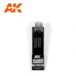 AK-9085 - Silicone Brushes Medium Tip Small (5 Silicone Pencils)