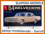 AMT 1188 - 1964 Plymouth Belvedere (w/Straight 6 Engine) 1/25