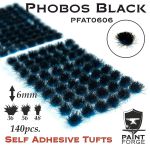 Paint Forge PFAT0606 - Phobos Black Alien Tufts 6mm