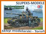 Tamiya 25209 - German Pz.Kpfw.IV Ausf.G - Early Production & Motorcycle Set Eastern Front 1/35