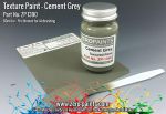Zero Paints 1390 - Cement Grey Textured Paint (Engines, Interiors etc) - 60ml