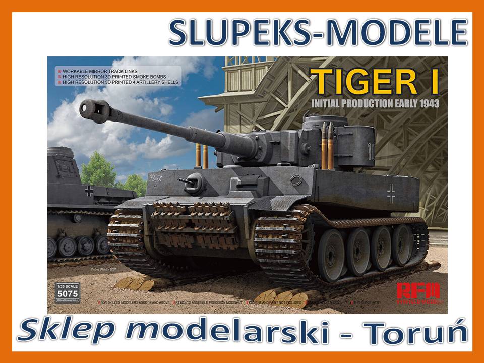 Rye Field Model Rm 5075 Tiger I Initial Production Early 1943 1 35